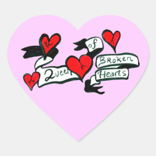 Koningin Van Gebroken Harten Sticker