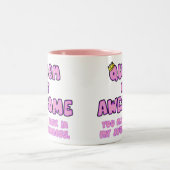 koningin van Geweldige Tweekleurige Koffiemok (Center)