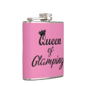 “Koningin van Glamping” Heupfles (Rechts)