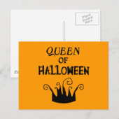 Koningin van Halloween Briefkaart (Voorkant / Achterkant)