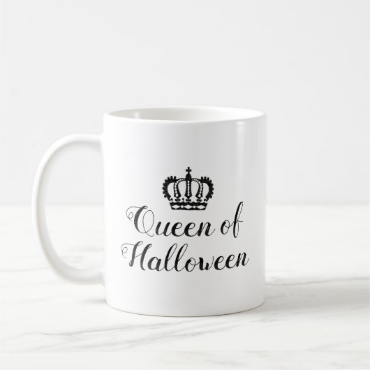 Koningin van Halloween Koffiemok (Links)