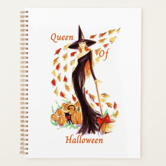 Koningin van Halloween Planner (Voorkant)