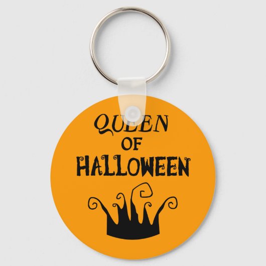 Koningin van Halloween Sleutelhanger (Voorkant)