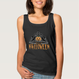 Koningin van Halloween- Tank Black