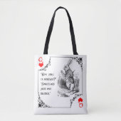 Koningin van hart Alice Canvas tas (Voorkant)