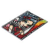 Koningin van hart Alice Fairy Fantasy Notitieboek (Linkerzijde)