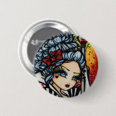 Koningin van hart Alice Valentijn Fairy Fantasy Ronde Button 5,7 Cm (Voorkant /achterkant)