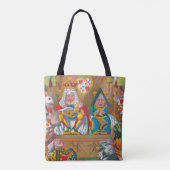 Koningin van hart en Alice Tote Bag (Achterkant)