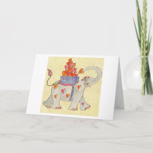 Koningin van Harten Feestdagen Kaart (Voorkant)