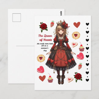 Koningin van Harten Taartjes Valentijn Postkaart