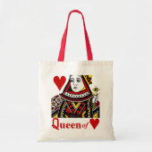 Koningin van harten tote bag (Voorkant)