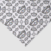 Koningin van harten Zilveren Kroonken Tiaras wit w Tissuepapier (Detail)