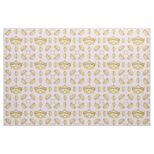 Koningin van hartengoud - bord lila stof tiara (Yard (91,4 cm))