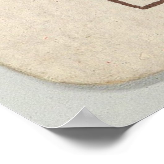 koningin van hartenspellen (1889) poster (Hoek)