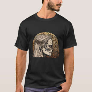koningin van Helheim Norse Mythology Goddess Vikin T-shirt