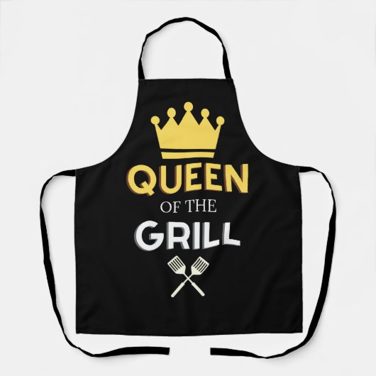Koningin van het Apron van de Grill Women's Schort (Voorkant)