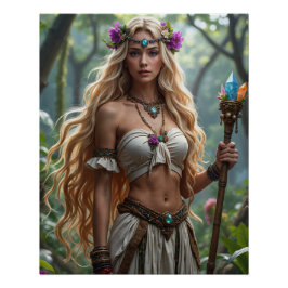 Koningin van het Bos poster