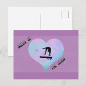 Koningin van het Briefkaart van de Beam Gymnastiek (Voorkant / Achterkant)