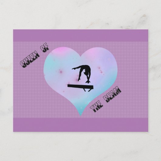 Koningin van het Briefkaart van de Beam Gymnastiek (Voorkant)