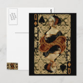 Koningin van het Briefkaart van de Spanjaarden (Voorkant / Achterkant)