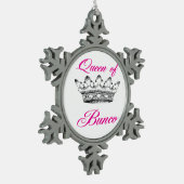 koningin van het Bunco Snowflake Ornament (Links)