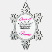 koningin van het Bunco Snowflake Ornament (Rechts)
