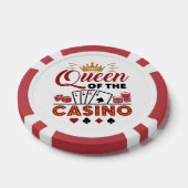 Koningin van het Casino Vegas Gambling Women Poker Chips (Enkel)