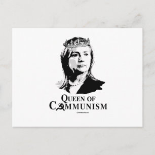 Koningin van het communisme briefkaart