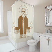 Koningin van het Cosmos Shower Curtain Douchegordijn (In situ)