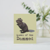 Koningin van het Dammed Briefkaart (Staand voorkant)