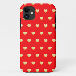 Koningin van het Geest Gothic Red Gold Pattern Case-Mate iPhone Case
