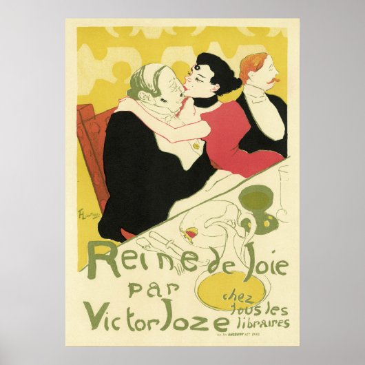 Koningin van het Genoegen Toulouse Lautrec Poster (Voorkant)