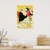 Koningin van het Genoegen Toulouse Lautrec Poster (Keuken)