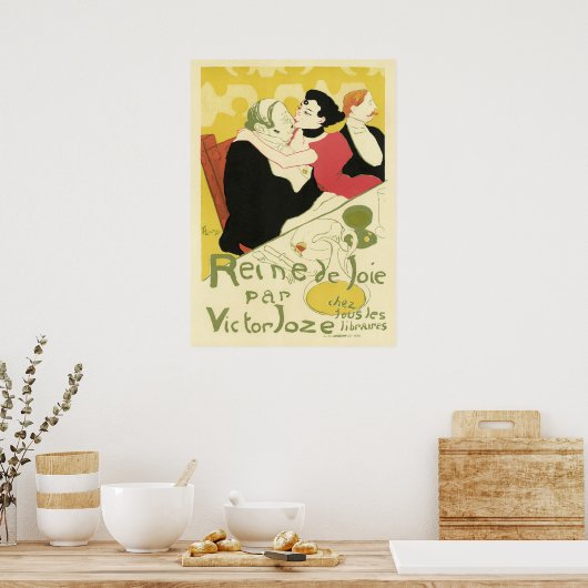 Koningin van het Genoegen Toulouse Lautrec Poster (Keuken)