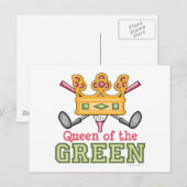 Koningin van het Green Golf Briefkaart (Voorkant / Achterkant)