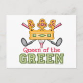 Koningin van het Green Golf Briefkaart (Voorkant)