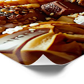 "Koningin van het gulzige verval" Kleurrijk Portre Perfect Poster (Hoek)