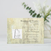 Koningin van het hartenhuwelijk informatiekaartje (Staand voorkant)