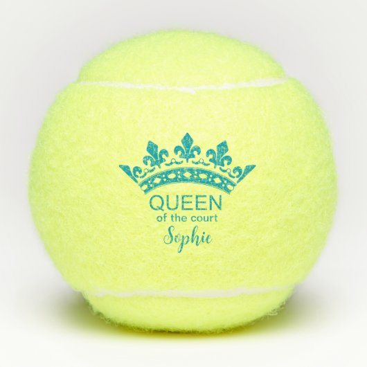 Koningin van het Hof Tennisballen (Voorkant)