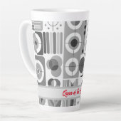 Koningin van het Huis Hedendaagse Midden-eeuwse st Latte Mok (Linkerhoek)