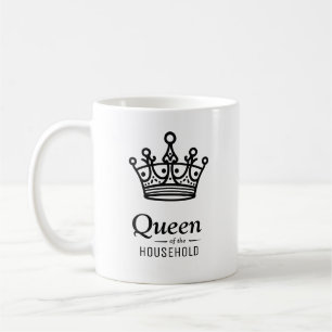 Koningin van het huishouden Gepersonaliseerde ko Koffiemok