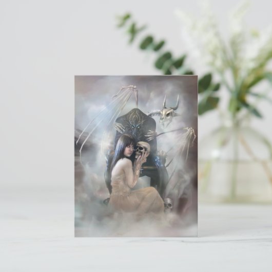 Koningin van het II Briefkaart (Staand voorkant)