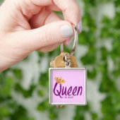 Koningin van het internet sleutelhanger (Hand)