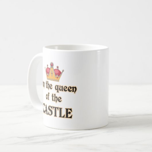 Koningin van het kasteel koffiemok (Voorkant links)