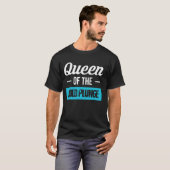Koningin van het koude duik ijsbad t-shirt (Voorkant volledig)