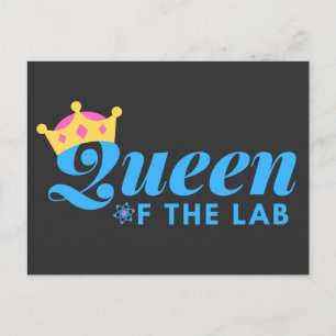 Koningin van het Lab - Laboratorium Medisch Techni Briefkaart
