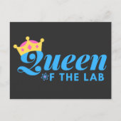 Koningin van het Laboratorium - Medische Laborator Briefkaart (Voorkant)