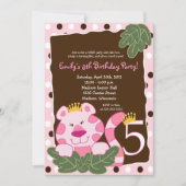 KONINGIN VAN HET OERWOUD 5e verjaardag Kaart (Voorkant)