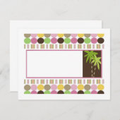 Koningin van het Oerwoud Baby shower Kaart (Voorkant / Achterkant)