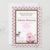 Koningin van het Oerwoud Baby shower nodigt 5 x 7  Kaart (Voorkant)